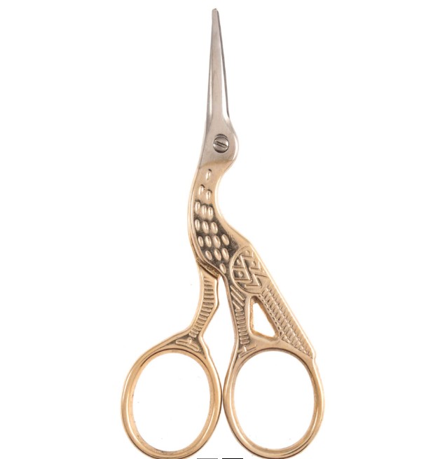 Stork Embroidery Scissors