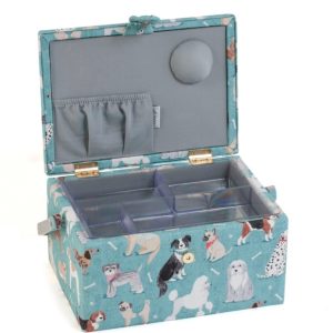 Medium Sewing Box - Dogs