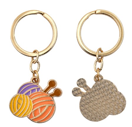 Metal Haberdashery Key Rings