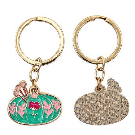 Metal Haberdashery Key Rings