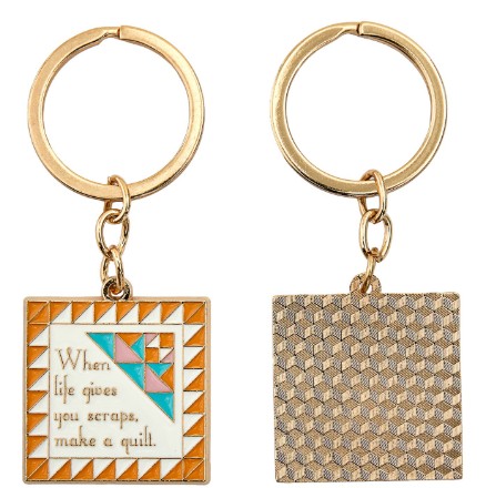 Metal Haberdashery Key Rings