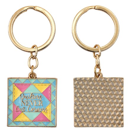 Metal Haberdashery Key Rings