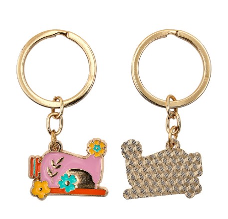 Metal Haberdashery Key Rings