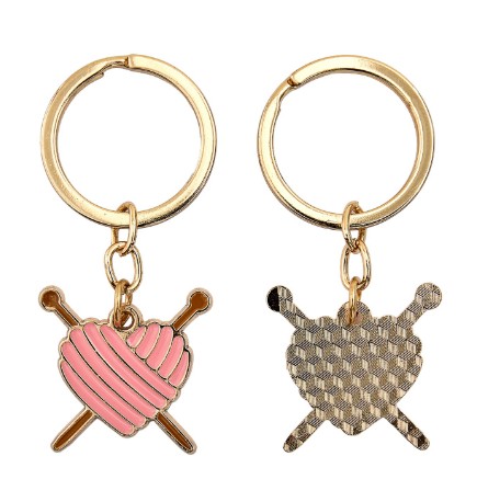 Metal Haberdashery Key Rings